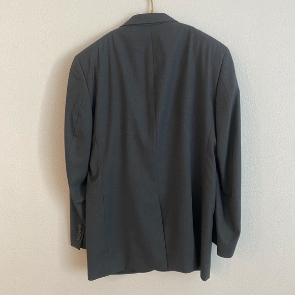 Jos. A Bank Men's Wool Charcoal Suit Blazer - 42L - Picture 4 of 10